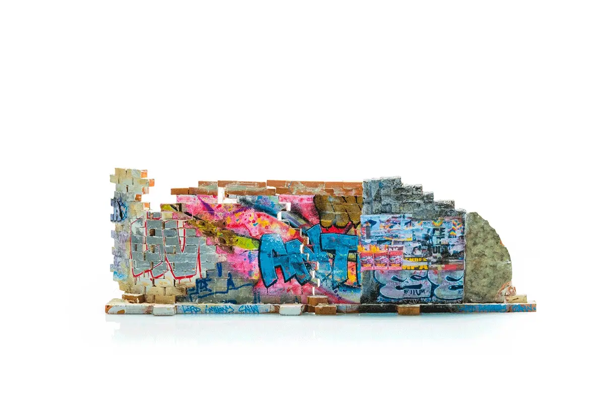 "Chantier" 26x65x10 cm