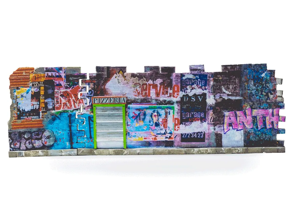 "Rue de Turenne, Paris" 36,7x11,5x6,6 cm