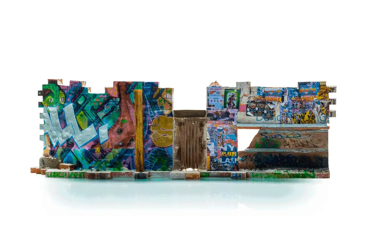 "Rue Anatole France" 22x66x10 cm