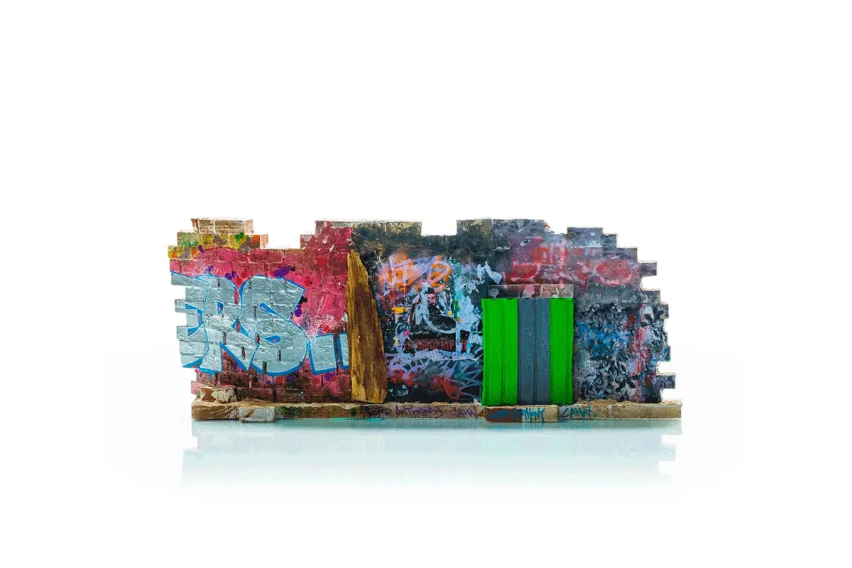 "Rue Basfroi, Paris" 18x46x11 cm