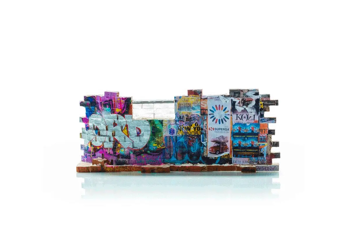 "Rue Alesia" 18x45x11 cm