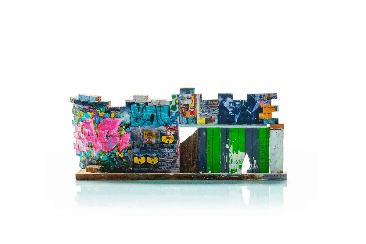 "Rue de l'Amour, Paris" 19x45x11 cm