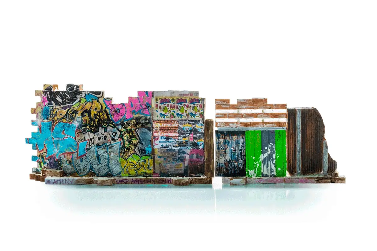 "Rue du Bac, Paris" 21x67x11 cm