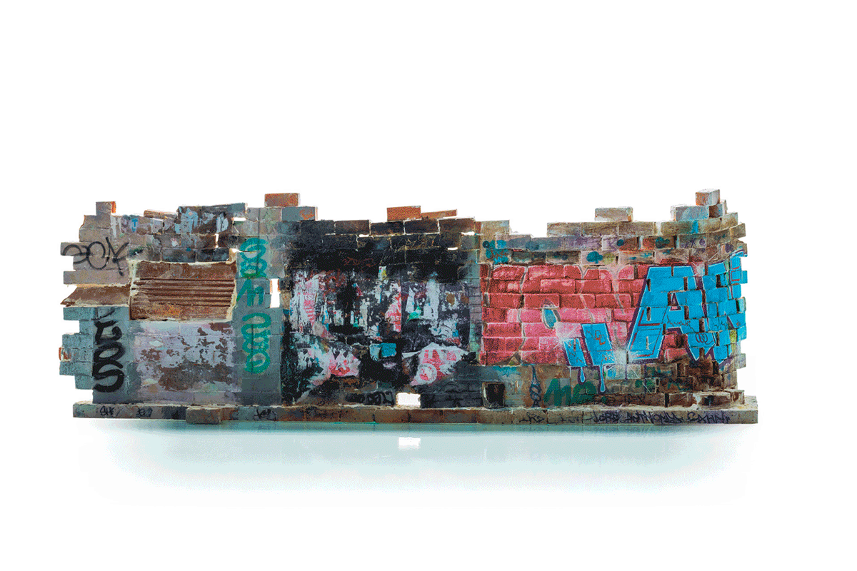 Mur vers Pigalle 21x62x11,5 cm